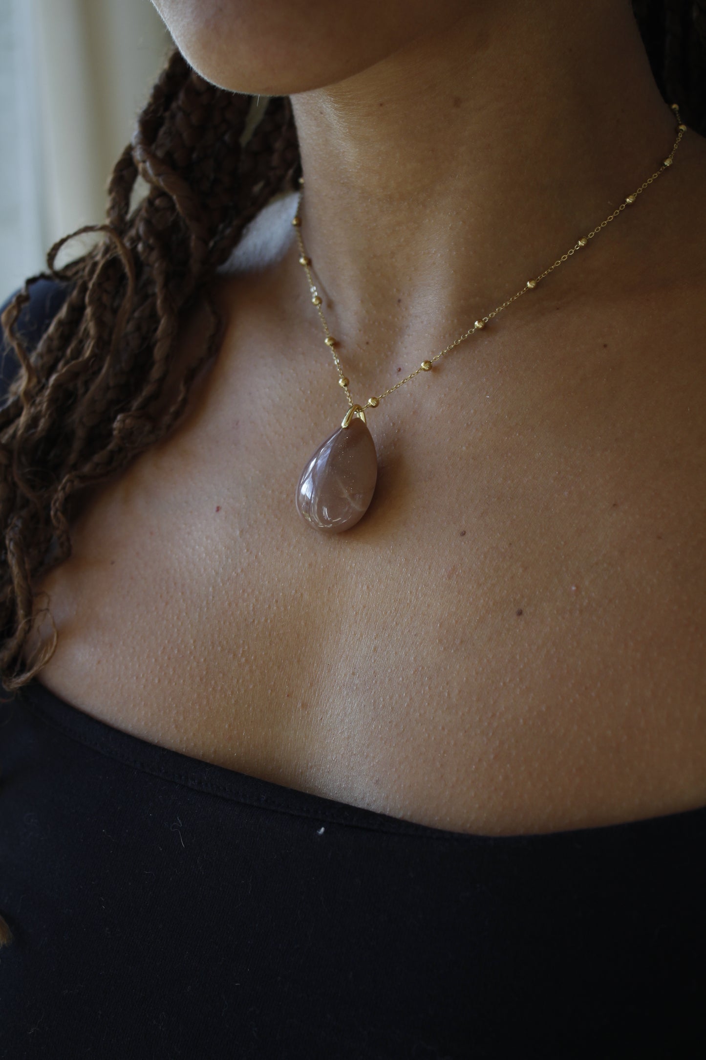 Collier Kelly - Pierre de soleil