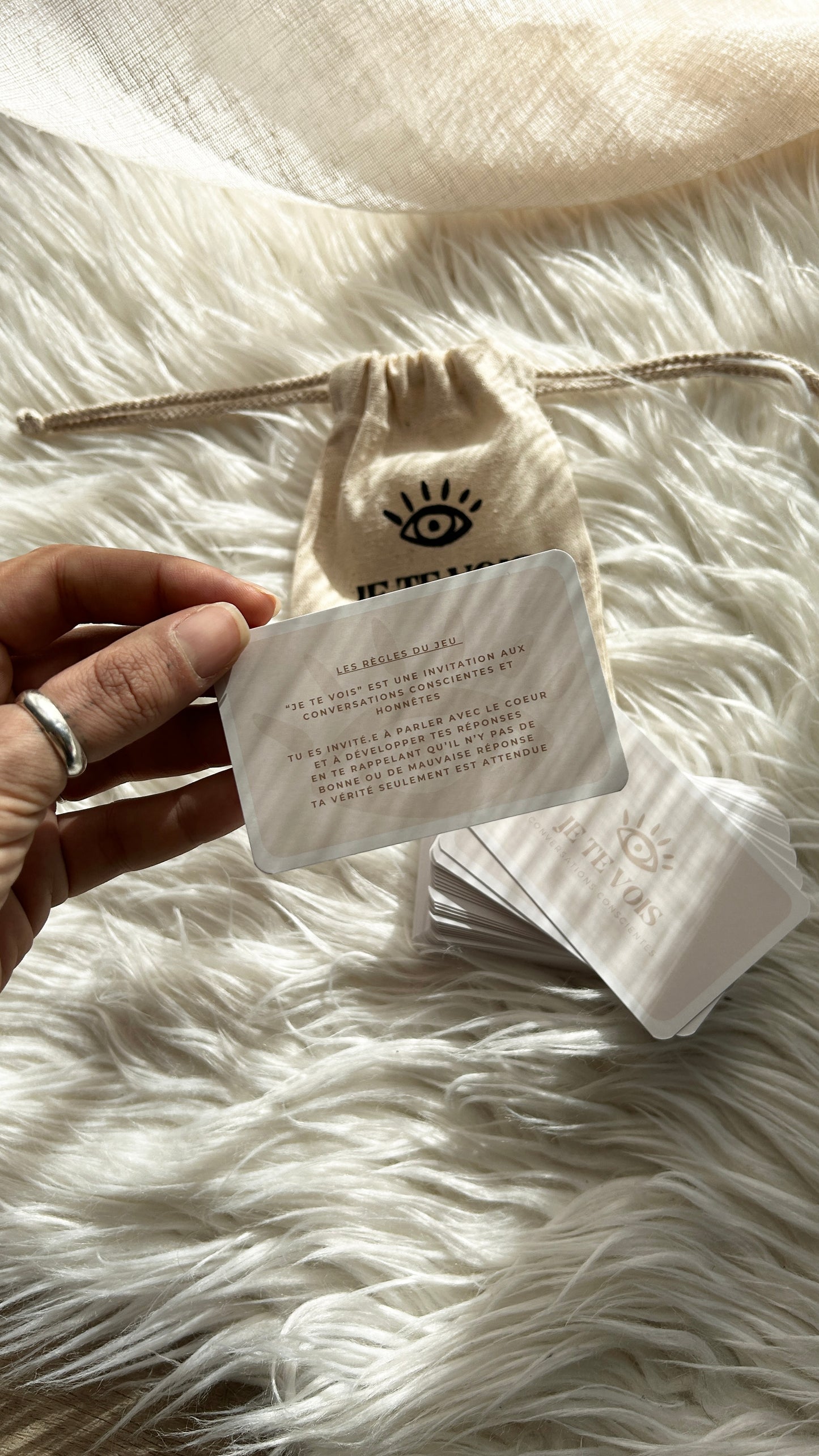 Je te vois, le jeu de cartes spirituel