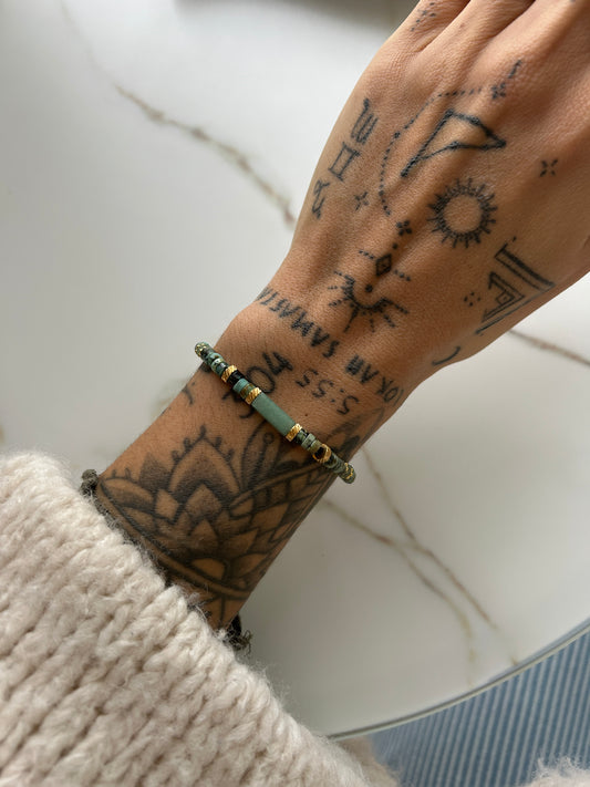 Bracelet Aventurine & Turquoise d'Afrique