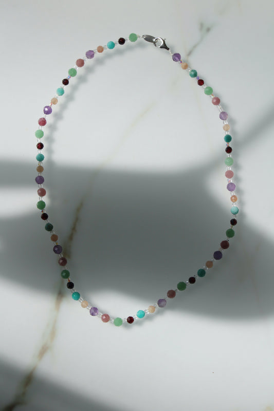 Collier multi pierres argent 925