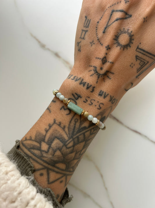 Bracelet Aventurine & Amazonite