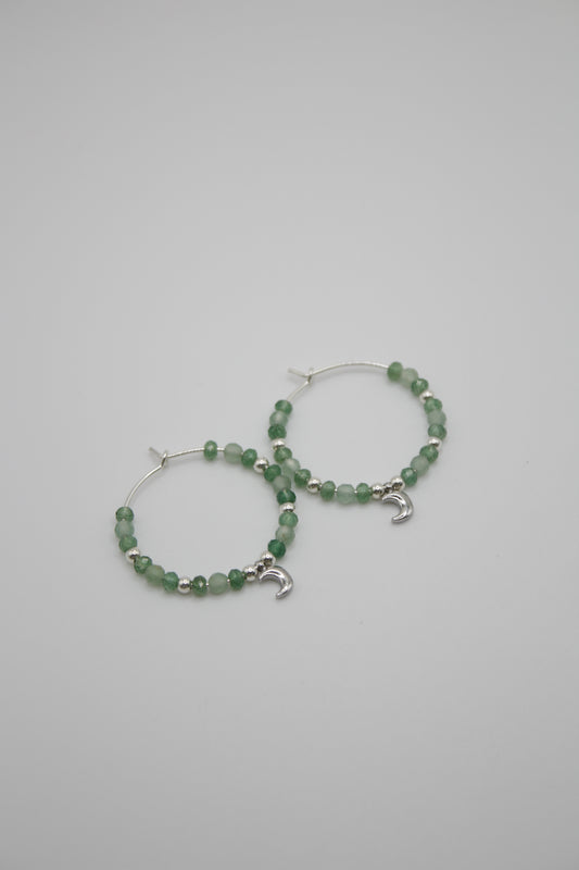 Boucles argent 925 Aventurine