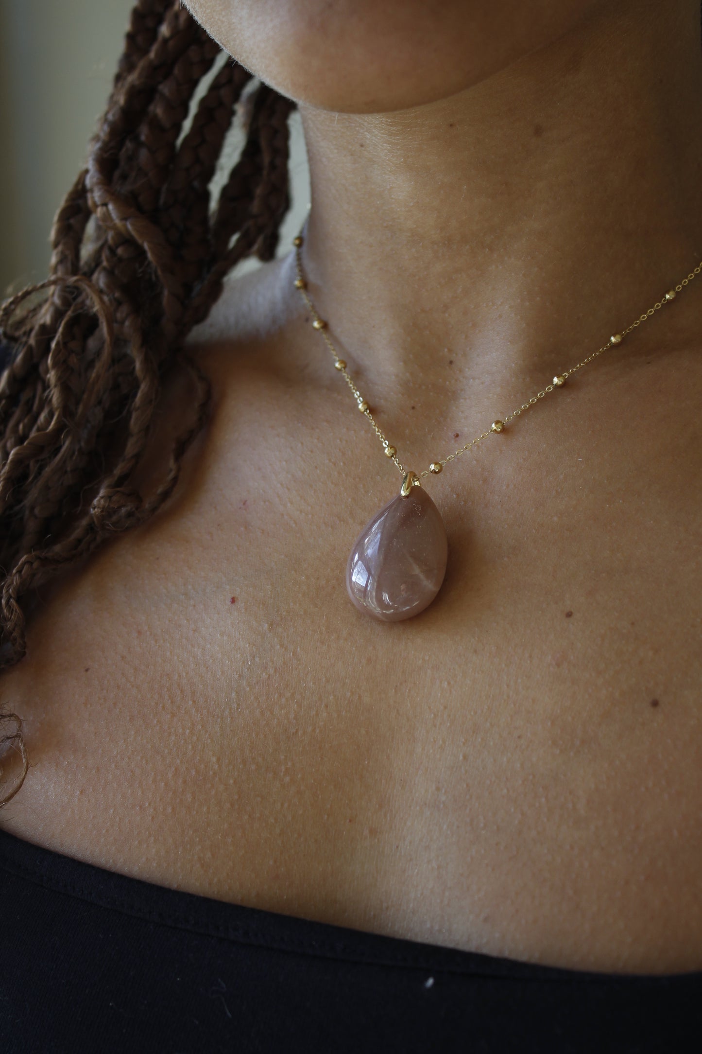 Collier Kelly - Pierre de soleil