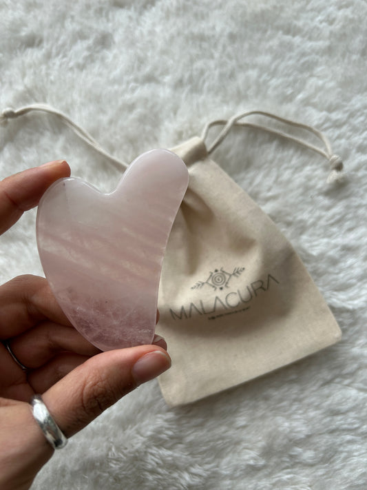 Gua sha Quartz  rose